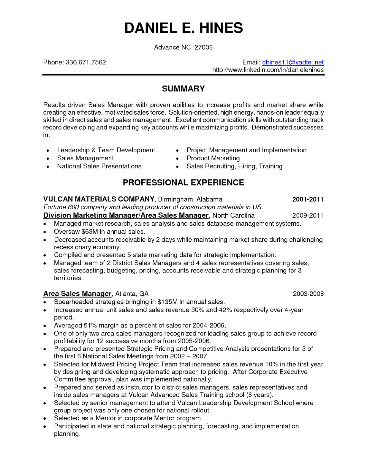 Strong writing skills in resume